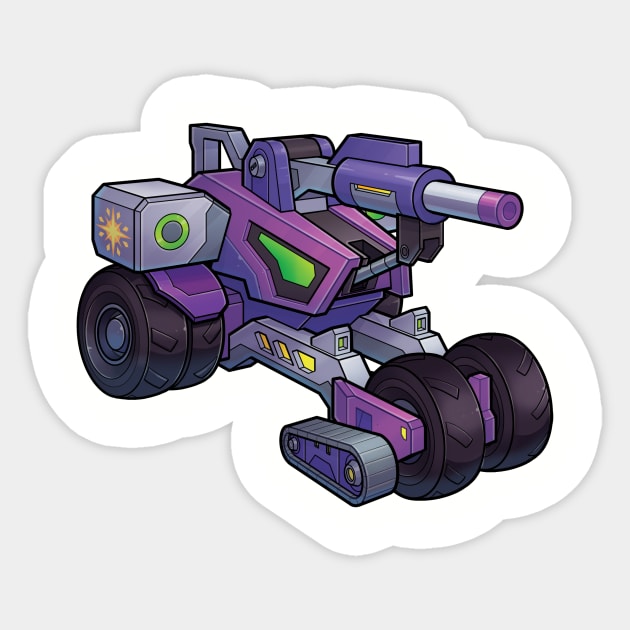 Micro Bots - Flash Sticker by Prometheus Game Labs